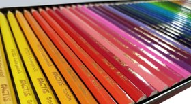 تصویر مداد رنگی 50 رنگ جعبه فلزی فکتیس FACTIS مداد رنگی 50 رنگ جعبه فلزی فکتیس FACTIS
