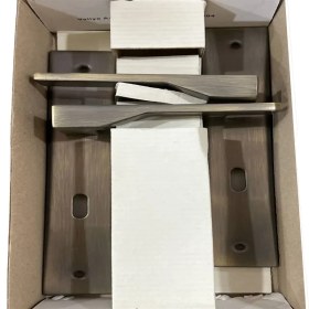 تصویر دستگیره درب چوبی سویچی سرویس کلیدی: سه رنگ کروم، مسی و زیتونی با کیفیت بالا 