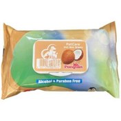 تصویر دستمال مرطوب حیوانات مستر پنگوئن با رایحه نارگیل Mr.Panguin Wet Wipes Coconut