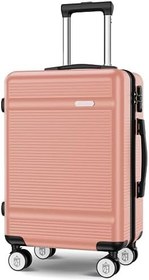 تصویر Zitahli Carry on Luggage, Expandable Luggage Suitcase, Hardside Luggage with TSA Lock Spinner Wheels YKK Zippers, 20in (Sakura Pink) 