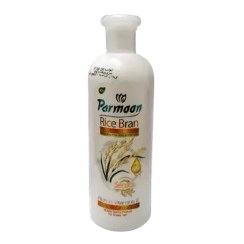 تصویر شامپو سبوس برنج مناسب موهای Parmoon Rice Bran Shampoo 400ml