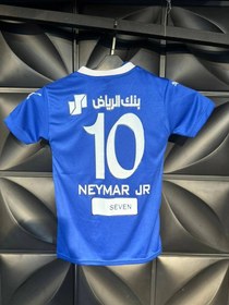 تصویر پیراهن شورت بچگانه اول الهلال Al Hilal 2023-24 Home Soccer Jersey Kids Shirt+Short 