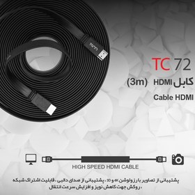 تصویر کابل HDMI تسکو مدل TC 72 به طول 3 متر 