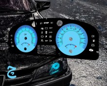 تصویر ورق کیلومتر طرح 405 / پارس elx آبی مناسب همه ماشین ها از پراید تا تسلا 