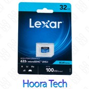 تصویر کارت حافظه‌ microSDXC لکسار مدل 633X کلاس 10 استاندارد UHS-I U3 سرعت ظرفیت 32 گیگابایت 