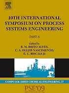 تصویر کتاب 10th International Symposium on Process Systems Engineering: Part A نسخه کامل 