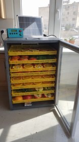 تصویر دستگاه خشک کن میوه و سبزیجات دیجیتال تیکا مدل Tika_FruitDryer با ۱۲ کشو و سنسور رطوبت 