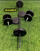 تصویر دمبل و هالتر متغیر ۳۰ کیلویی 