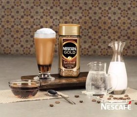 تصویر قهوه فوری گلد نسکافه 