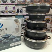 تصویر سرویس قابلمه وگاتی ۱۰ پارچه گرانیتی 