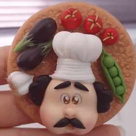 تصویر مگنت یخچالی خمیری مگنت رو یخچالی