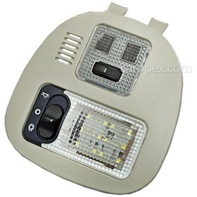 تصویر چراغ نقشه خوان سقف پژو 206 میکروفندار ا interior dome reading light cover for peugeot 206 