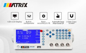 تصویر LCR(ال سی آر) متر رومیزی فرکانس 100KHz مدل MCR-5100 