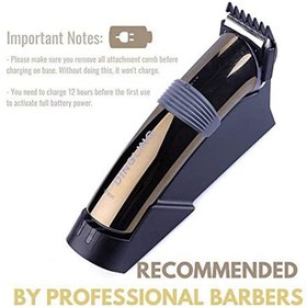 تصویر کیت ماشین اصلاح موی الکتروپلاتینگ طلایی/مشکی برند dingling Electro Plating Hair Trimmer Kit Gold/Black