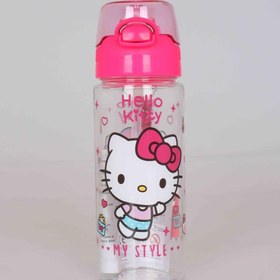 تصویر قمقمه و فلاسک صورتی مجوز سلام Matara 500 میل Hello Kitty 