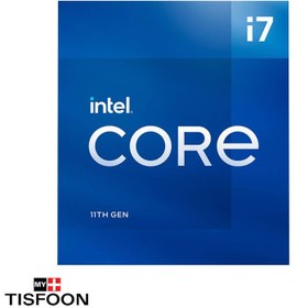 تصویر سی پی یو باکس اینتل مدل Core i7-11700 Intel Core i7-11700 Rocket Lake Box CPU