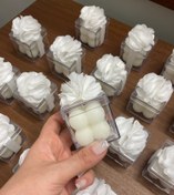 تصویر گیفت شمع روبیک با جعبه ی پلکسی - 4*4 / 