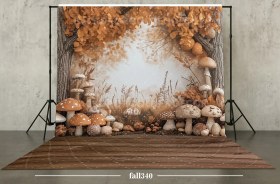 تصویر بکدراپ پارچه ای عکاسی طرح پاییز کد fall340 