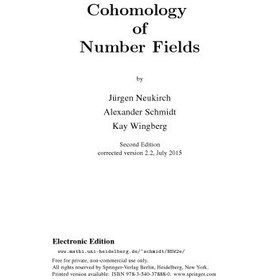 خرید و قیمت دانلود کتاب Cohomology of number fields free el