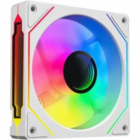 تصویر فن کیس Awest AVI-120 ARGB - ‌White 