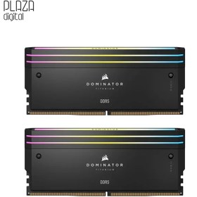 تصویر رم دسکتاپ DDR5 دو کاناله 6000 مگاهرتز CL30 کورسیر مدل Dominator Titanium RGB ظرفیت 32 گیگابایت 