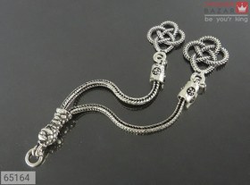 تصویر کرکوش نقره طرح گل کد 65164 