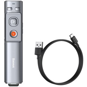 تصویر پرزنتر بى سيم بيسوس مدل اورنج دات WKCD000013 Baseus Orange Dot WKCD000013 Wireless Presenter