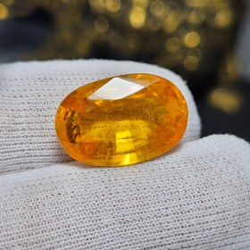 تصویر نگین سنگ یاقوت زرد شمش کد 36970 
