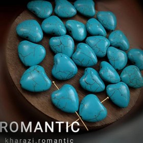 تصویر فیروزه مدل قلب 