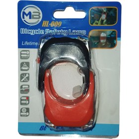تصویر چراغ دوچرخه جلو و عقب مدل HL-009 باتری خور 