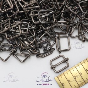 تصویر سگک تنظیم (بندگیر) دودی 1.5 سانت (بسته 100 عددی) 