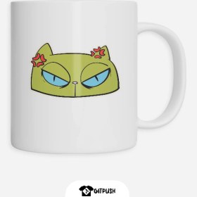 تصویر ماگ پیشی خشمگین 