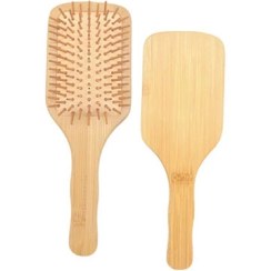 تصویر برس چوبی بامبو مستطیل کوچیک زدوان 48 