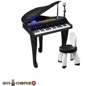 تصویر پیانو پایه دار بزرگ با صندلی آیتم 8866 