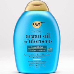 تصویر شامپو و نرم کننده اچ اند تی حاوی روغن آرگان مناسب موهای آسیب دیده حجم ۳۸۵ میلی لیتر 