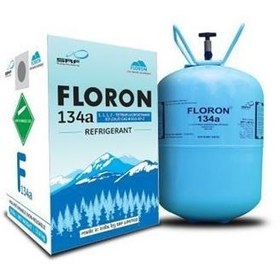 تصویر کپسول گاز مبرد R134 خودرو FLORON 