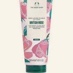 تصویر THE BODY SHOP لوسیون بدن گل رز انگلیسی 