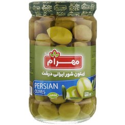 تصویر مهرام زیتون شور ایرانی 680گرم 