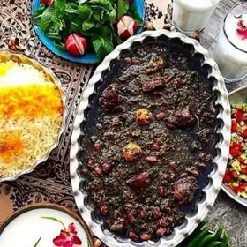 تصویر خورشت یا چلوخورشت هرپرس فقط 65هزارتومان بابرنج باکیفیت ایرانی درخدمتم 