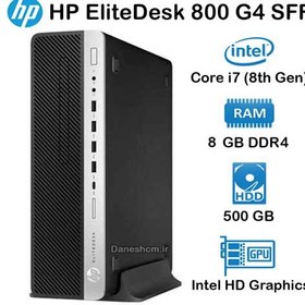 تصویر مینی کیس استوک HP EliteDesk 800 G4 SFF مدل Core i7 نسل 8 