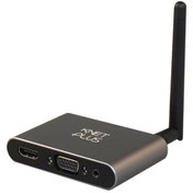 تصویر دانگل بی‌ سیم HDMI و VGA کی نت پلاس مدل KP-WD60 Knet Plus KP-WD60 Wifi HDMI VGA Audio Dongle