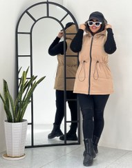 تصویر پافر زنانه سیلیکونی ضد آب کلاهدار ارغوانی 