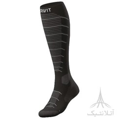 تصویر جوراب اسکی ساقدار اسپرت کرویت Crivit آلمان Ultra Warm مشکی 