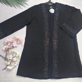 تصویر مانتو نگین دار 