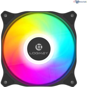 تصویر فن کیس لاجی کی مدل Logikey F121B Logikey F121B ARGB Case Fan