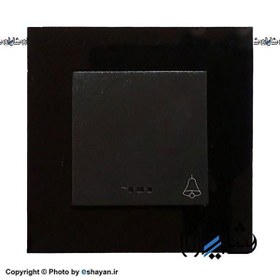 تصویر شاسی زنگ پلاک دار دلند الکتریک مدل آسا پلکسی مشکی Deland Electric license plate chassis model Asa Plexi black