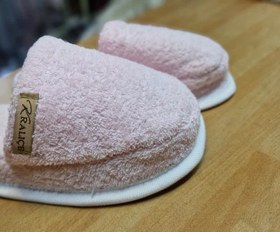 تصویر دمپایی حوله ای حمام 