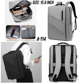 تصویر کوله پشتی لپ تاپ BackPack Black Cloth BackPack Black Cloth Type A-114