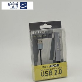 تصویر هاب USB 2.0 ایلون 4 پورت مدل H202 ELEVEN H202 HUB USB2.0