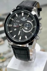 تصویر ساعت مچی کاسیو بند مشکی | Casio wristwatch with black strap 